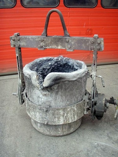 Pouring ladle COLLIN, ± 700 kg